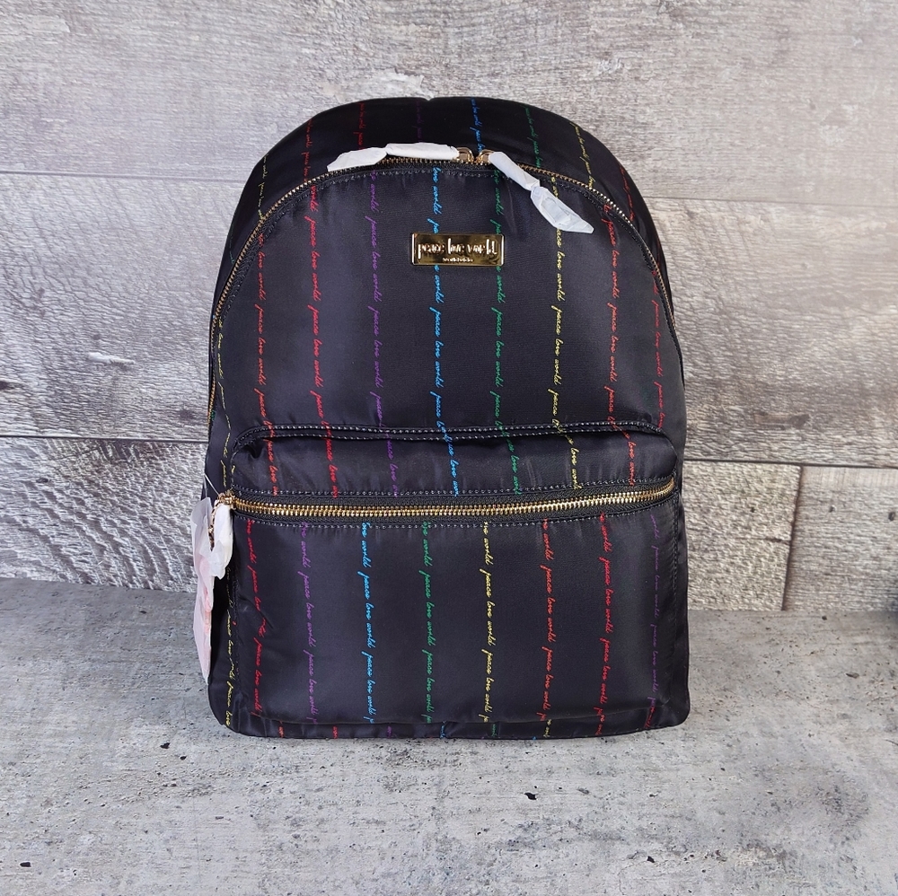 Peace Love World Classic Backpack